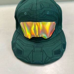 Halo Infinite Men's Green Master‎ Chief Helmet Dad Hat Cap OSFA